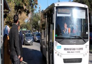 Erzurum'da 65 yaş üzerine ulaşım bedava